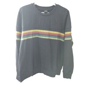 Her Universe Doctor Who Rainbow Striped 13th Doctor Sweatshirt Size Medium